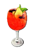 Barry Spritz con Aperol espumante y frutos rojos