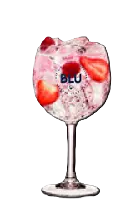 Blue Berries Tonic con Spirito Blu y frutos rojos