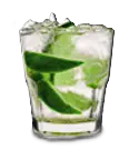 Caipirinha y Caipiroska con lima y cachaza