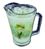 Jarra limonada de la casa con menta y jengibre