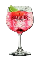 Gin Tonic Beefeater Pink con tónica y frutos rojos