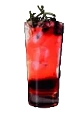 Rossato con Martini Aperol y frutos rojos
