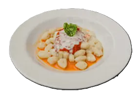 Ñoquis de papa con salsa a elección